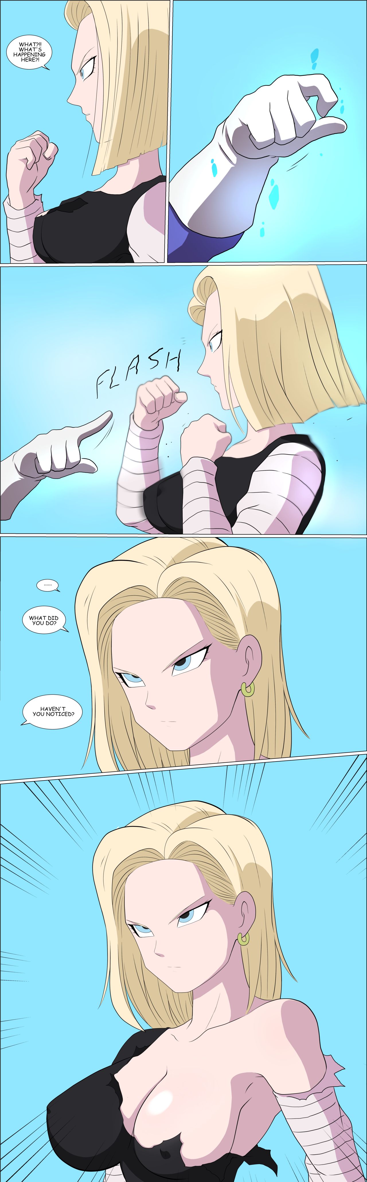 Vegeta VS Android 18 page 12 full
