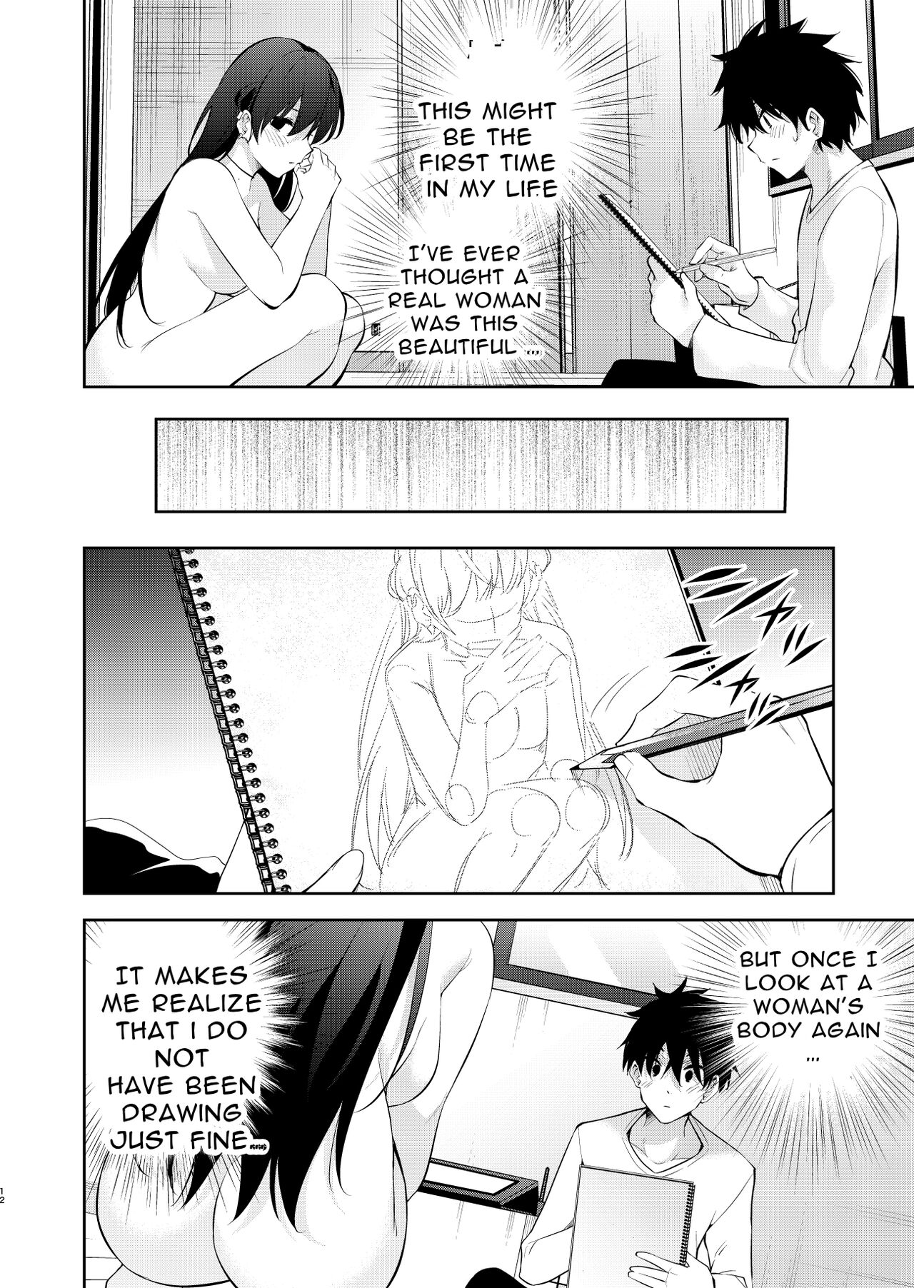Mishiranu Joshikousei ni Kankin sareta Toki no hanashi ~Rafu Dessin Route Hen~ | The story of a manga artist who was taken in by a strange high school girl  ～Nude Drawing Route Edition page 11 full