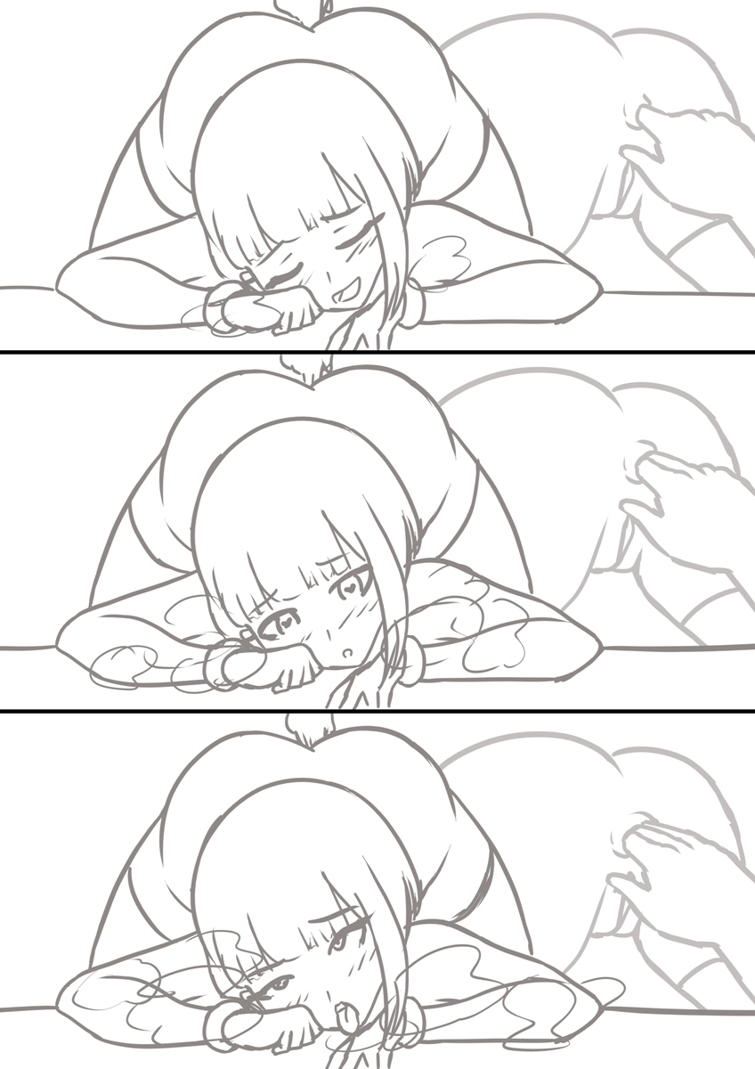 Zoey the Love story  first 2 pages and wips! page 7 full