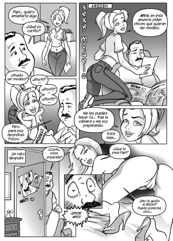 Sexy Modelo (Papi) Castellano (Blanco y negro + color en 3 versiones) cover