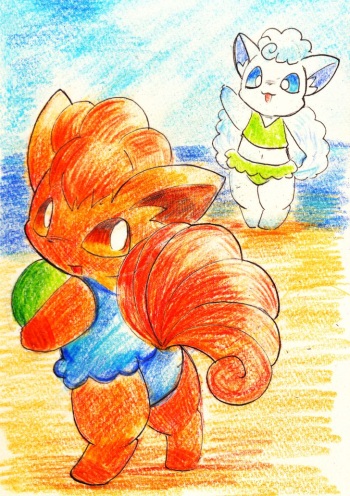 Vulpix And Alolan Vulpix cover