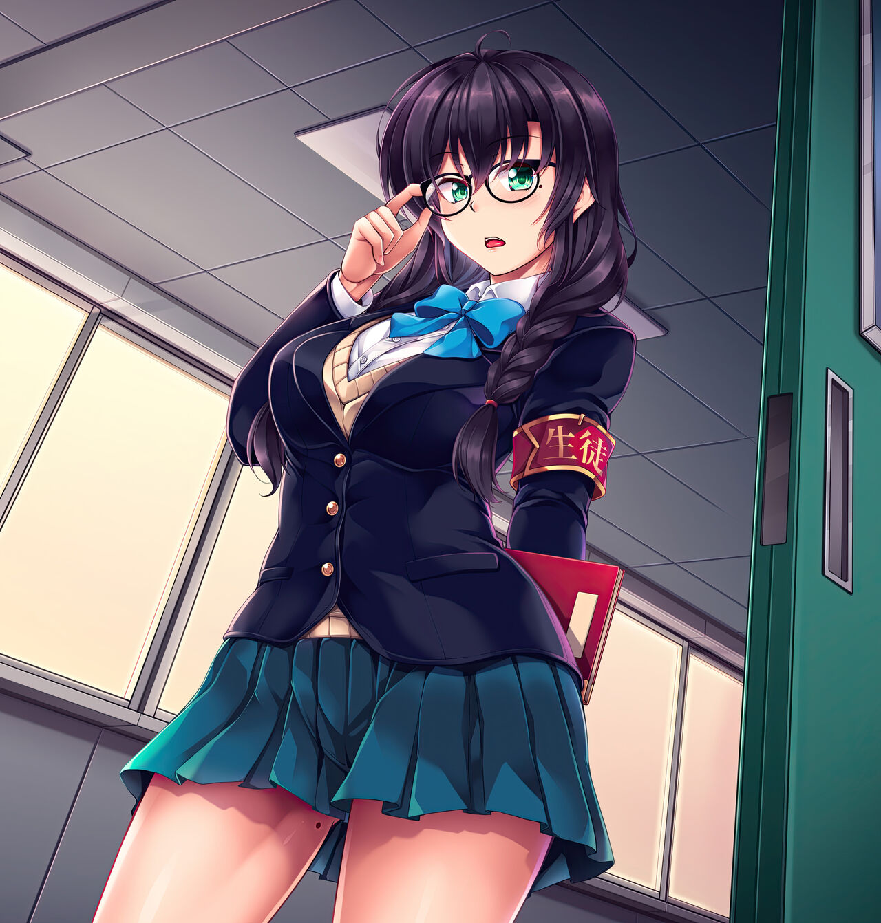 Uraaka Liver Take 1 Kyouhaku! Kouochi Seitokaichou -Yukino Kanami- | Шантаж Президента Школьного Совета page 2 full