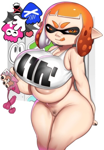 [Greyimpaction] Charlie the Big Titty Inkling Slut (Splatoon) cover