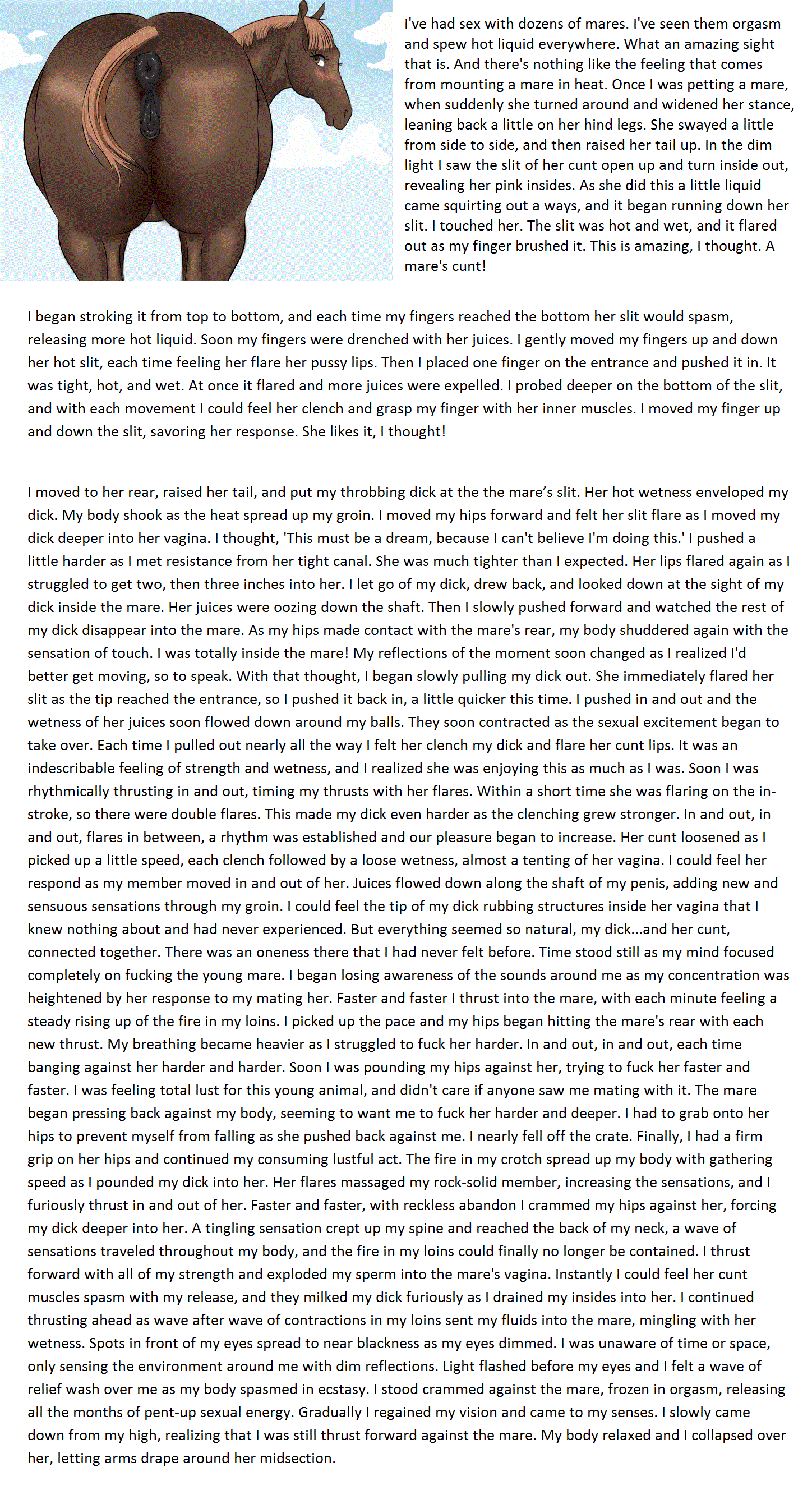 Horse JOI/Captions page 12 full