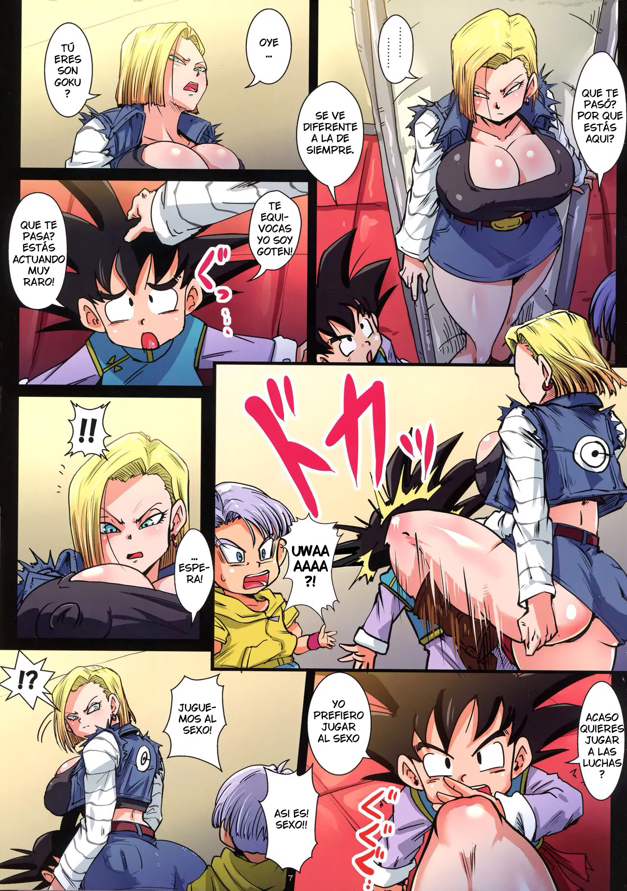 Seiyoku shori ningen 18-gou ~ 2tsu no uchuu no kessen sonogo page 8 full