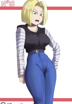Android 18 Mini comic
