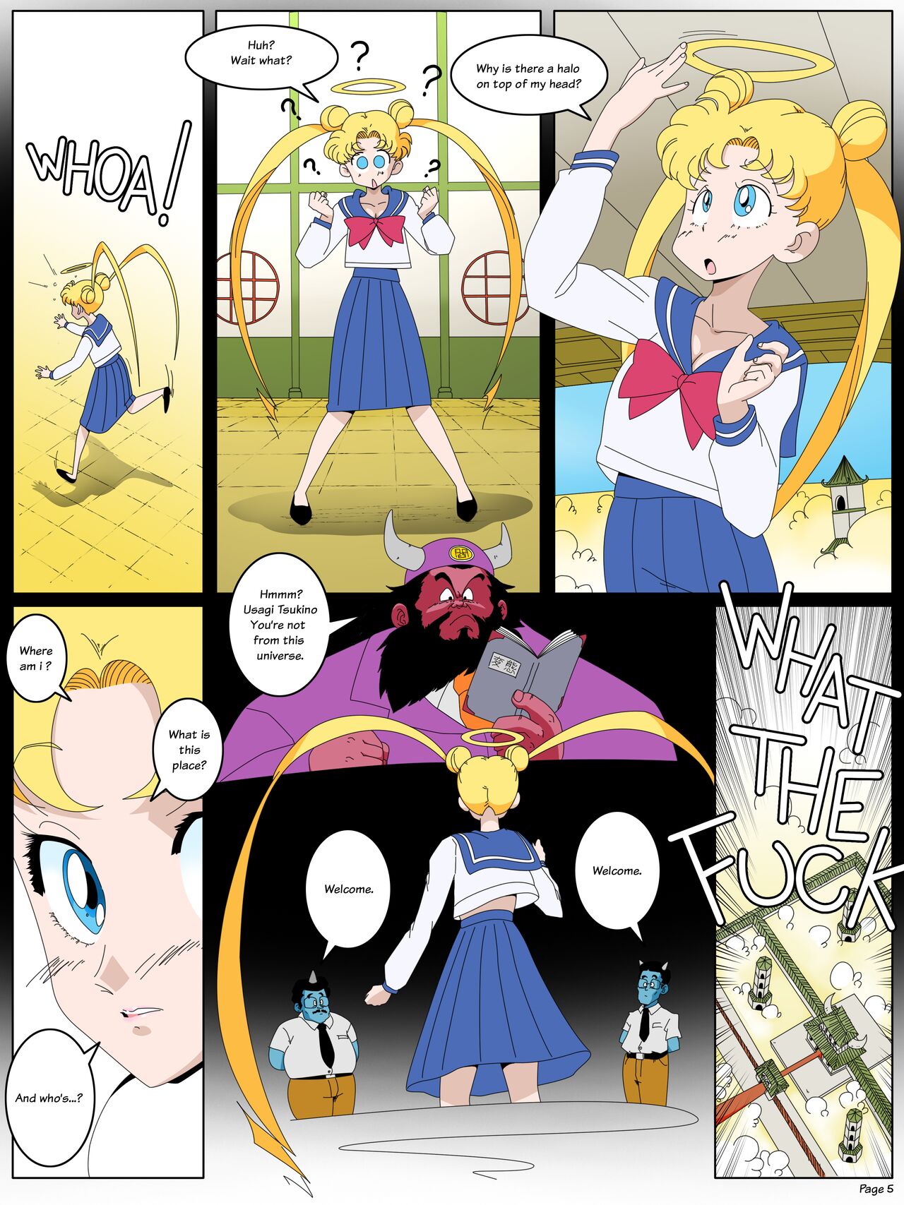 Sailor Moon Isekai Monogatari page 7 full