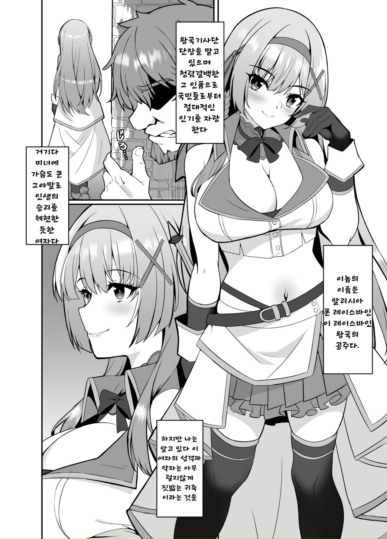 Hime-sama no Jinsei Itadakimasu -Kawa-ka Sarete Ossan ni Karada o Nottorarete Shimau Himekishi Monogatari- | 공주님 인생 잘 먹겠습니다 -가죽화된 아저씨는 몸을 빼앗기고 마는 공주기사 이야기- page 3 full