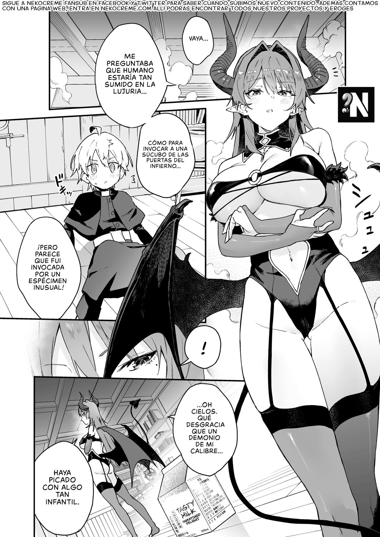 Inma Onee-san ni wa Ecchi na Oshioki de Tatakaun da yo! | ¡Enfrentaré a la Lasciva Señorita Súcubo con Castigos Sexuales! page 4 full