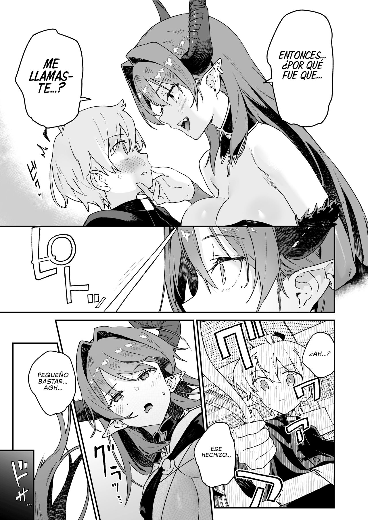 Inma Onee-san ni wa Ecchi na Oshioki de Tatakaun da yo! | ¡Enfrentaré a la Lasciva Señorita Súcubo con Castigos Sexuales! page 5 full