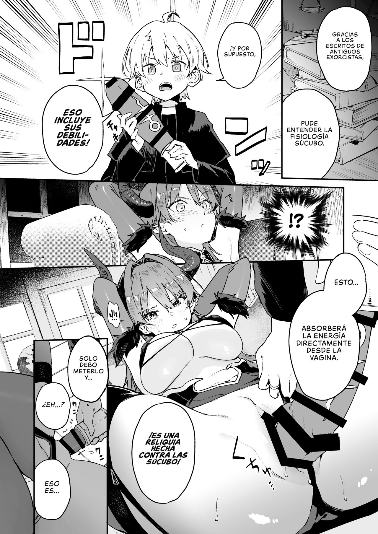 Inma Onee-san ni wa Ecchi na Oshioki de Tatakaun da yo! | ¡Enfrentaré a la Lasciva Señorita Súcubo con Castigos Sexuales! page 8 full
