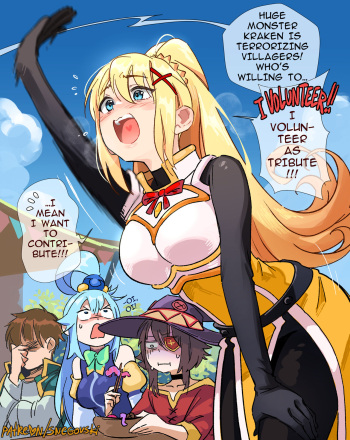 [Snegovski] Darkness & Kraken🐙 (KonoSuba) cover