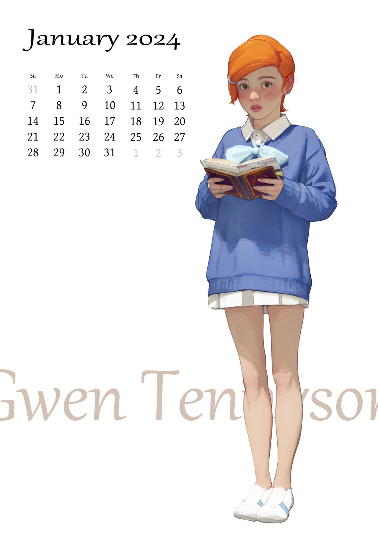 2023/2024 Calendar page 1 full