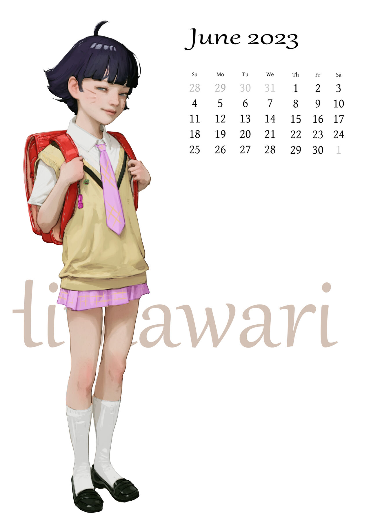 2023/2024 Calendar page 11 full
