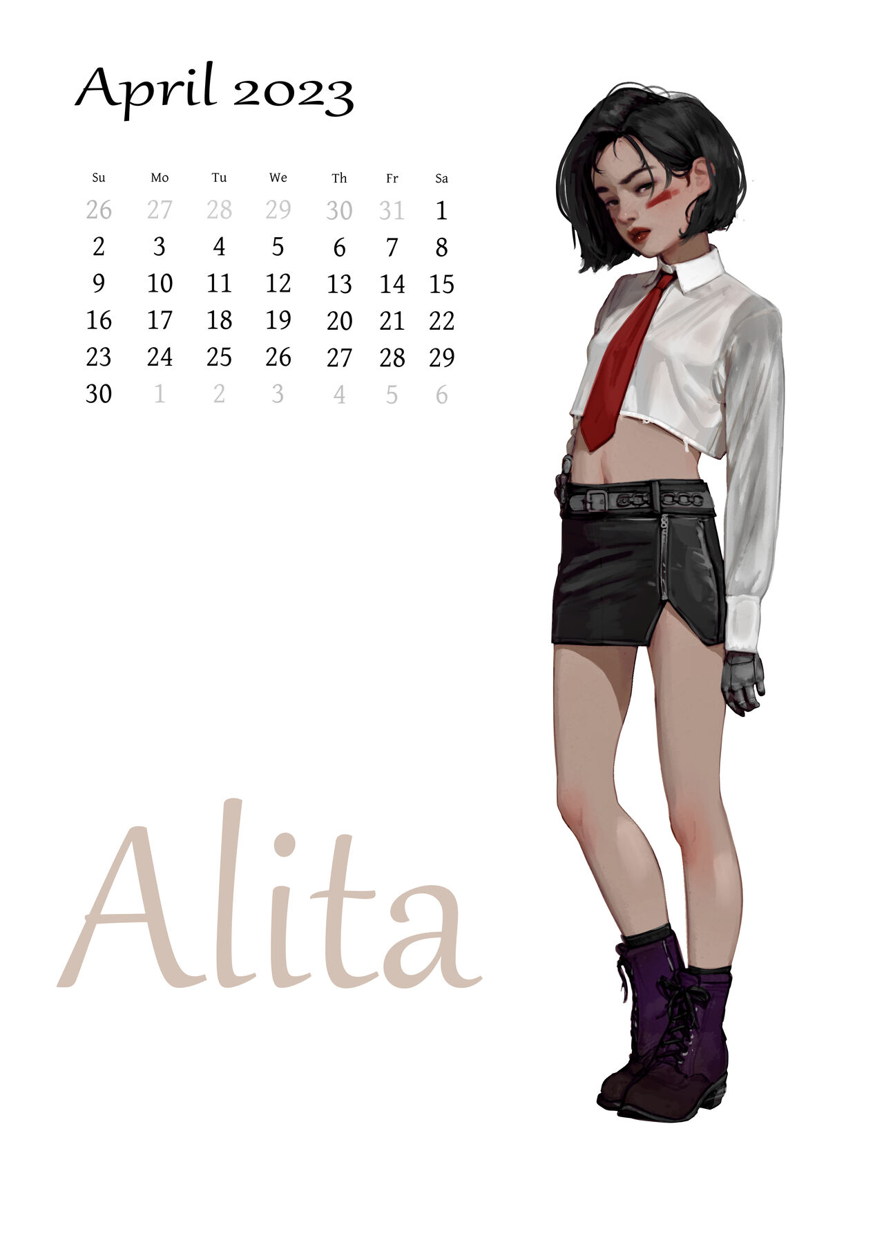 2023/2024 Calendar page 7 full