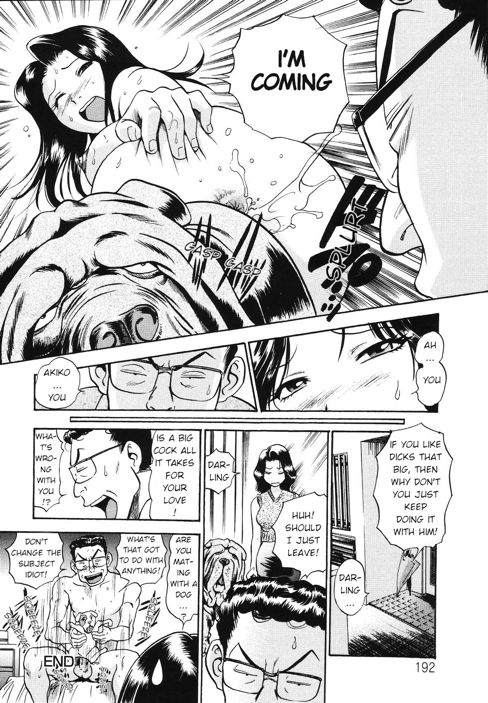 Woman with Big Dog page 8 full