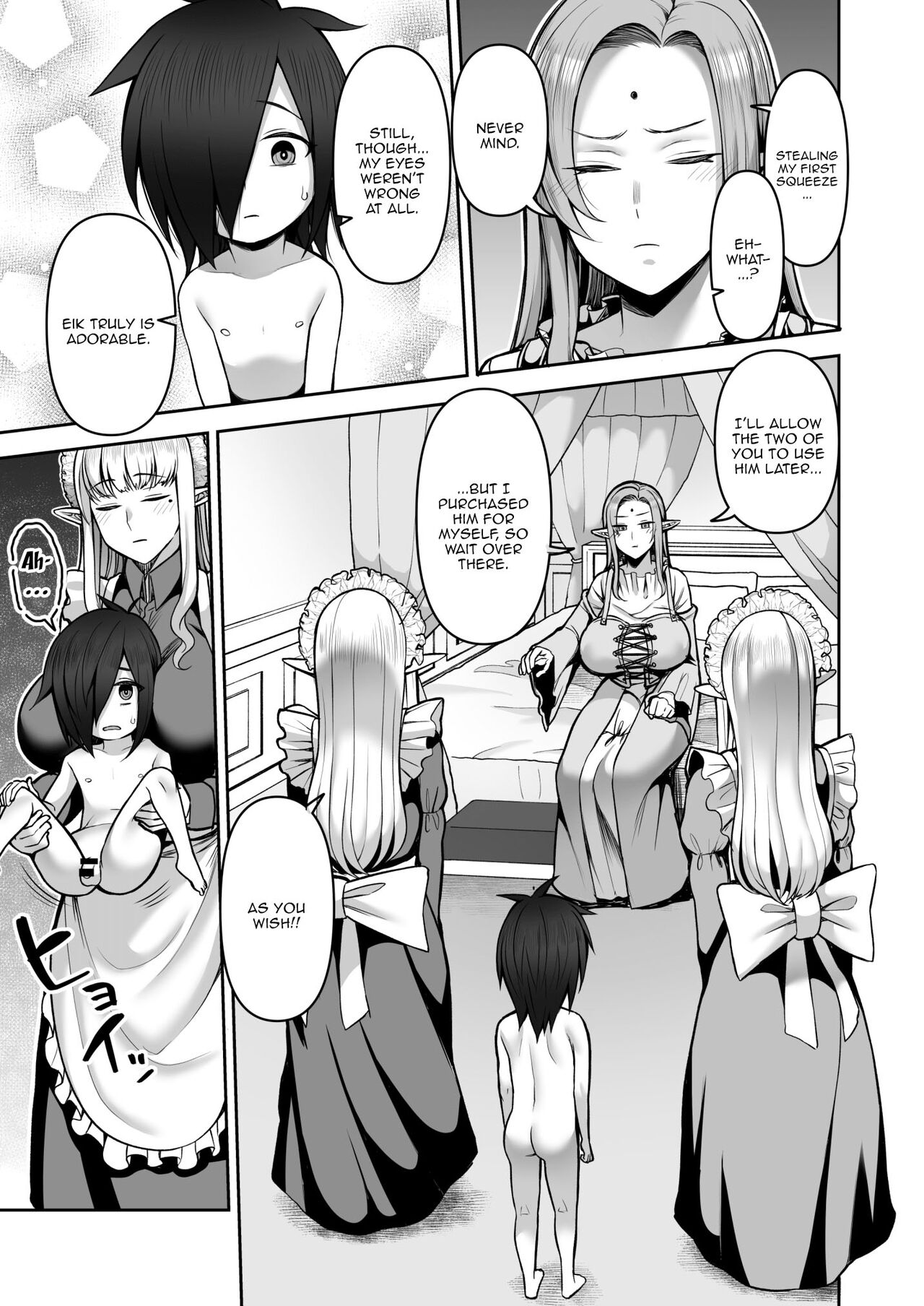 200-Nen Mo no Shojo Elf Shota o Kau | A 200 Year Old Virgin Elf Raises a Young Boy page 9 full
