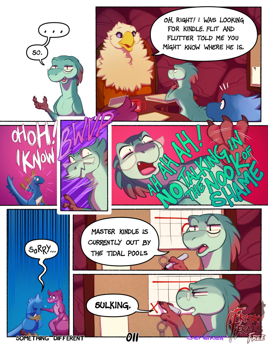 Frisky Ferals - Something Different page 12 full