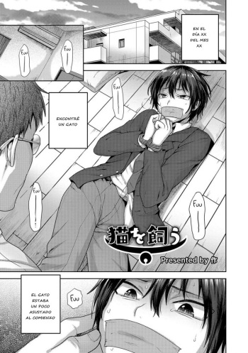 [Tsukuru] Neko o Kau (Otokonoko Heaven's Door 4) [Spanish] [Shotachan Translations] [digital] cover