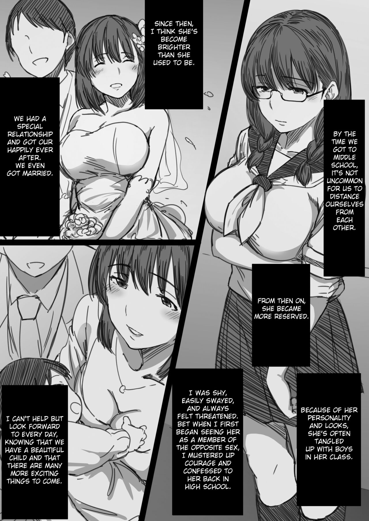 Netorare Hitozuma -Ochiteyuku Kankaku- page 4 full