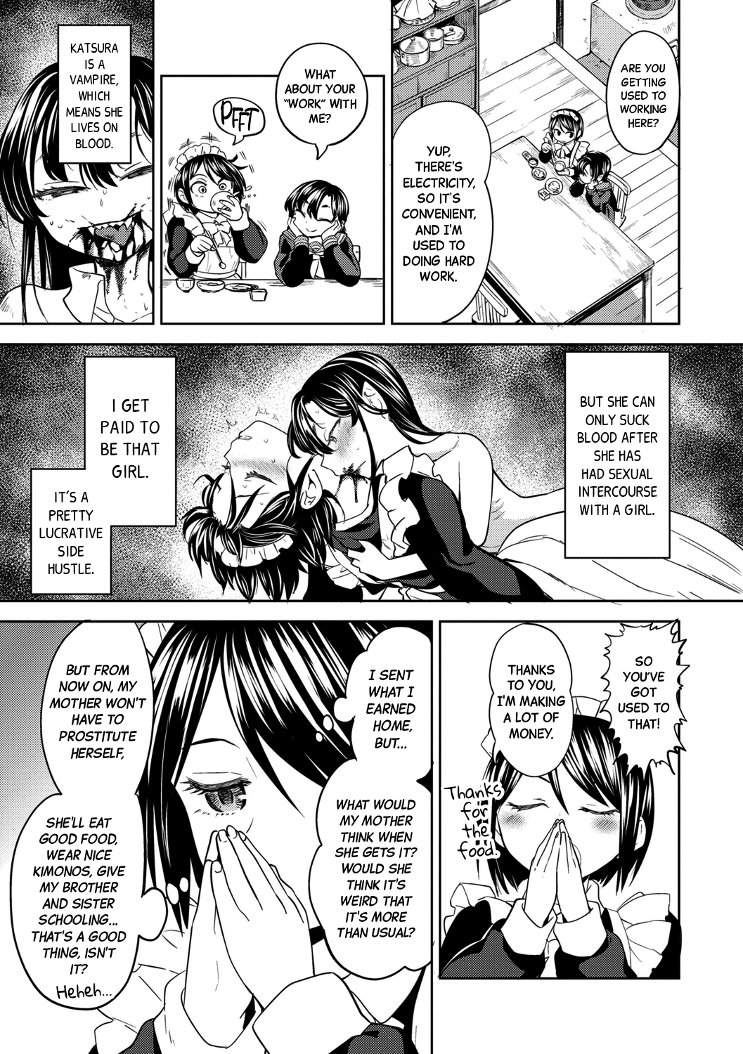 Mochizuki Ketsueki Kenkyuujo no Musume Ch.2 | The Girl from the Mochizuki Blood Science Lab Ch.2 page 3 full