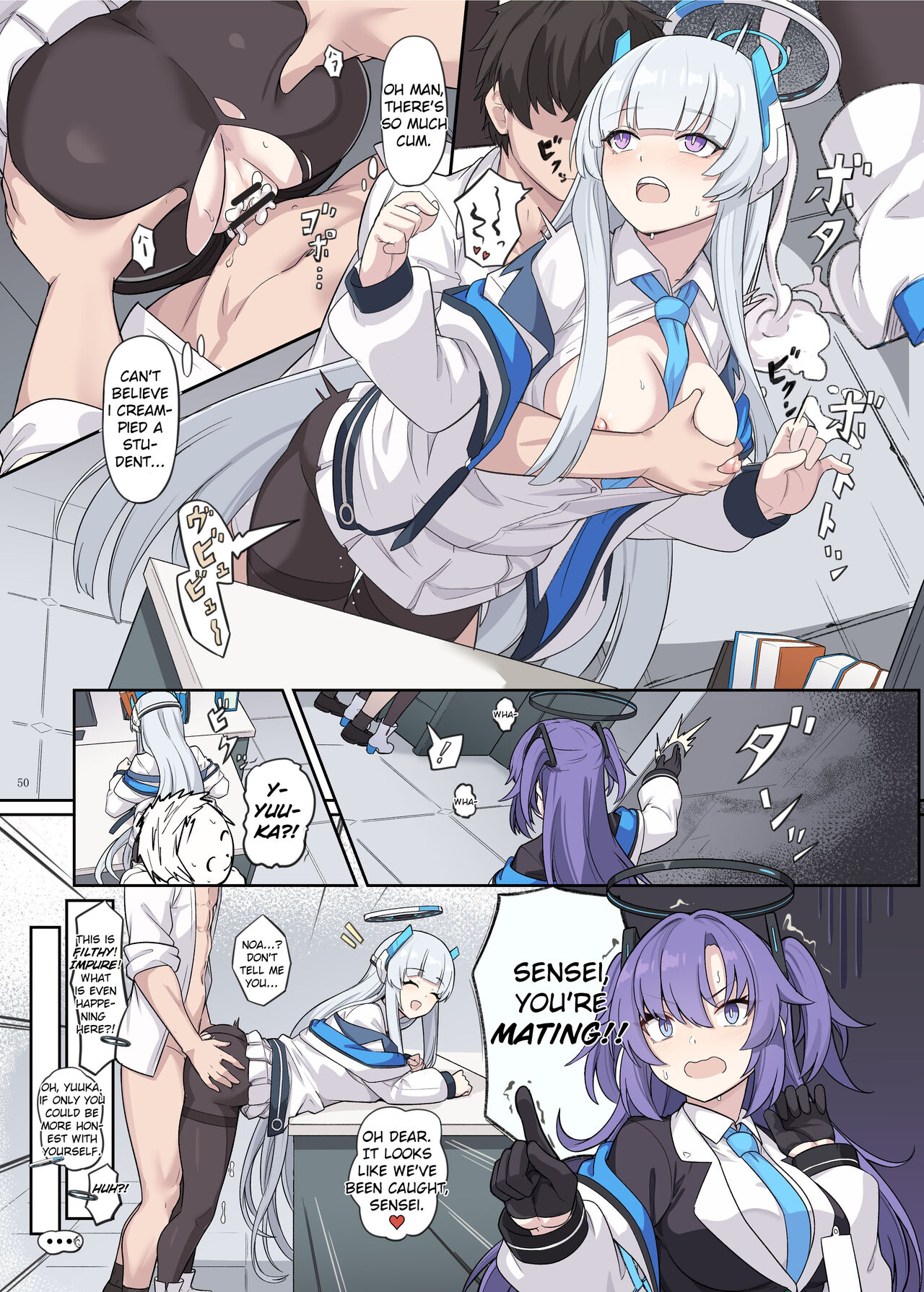 Ero Archive -BlueArch Icha Love Ero Goudou- page 12 full