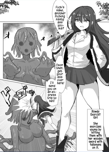 [Anomano] Yankee Taimashi-chan Naedoko Shikyuuka | A Rowdy Exorcist Girl's Transformation Into a Seedbed Womb [English] [Solas] cover