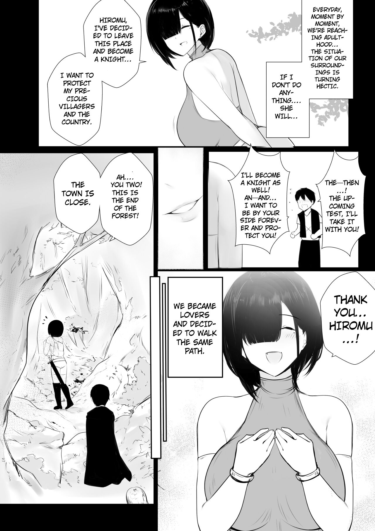 Onna-kishi Rize wa Koyoi mo Maotoko ni Idakareru page 12 full