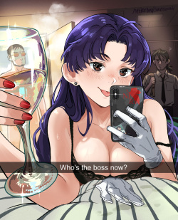 Misato, the boss🥂