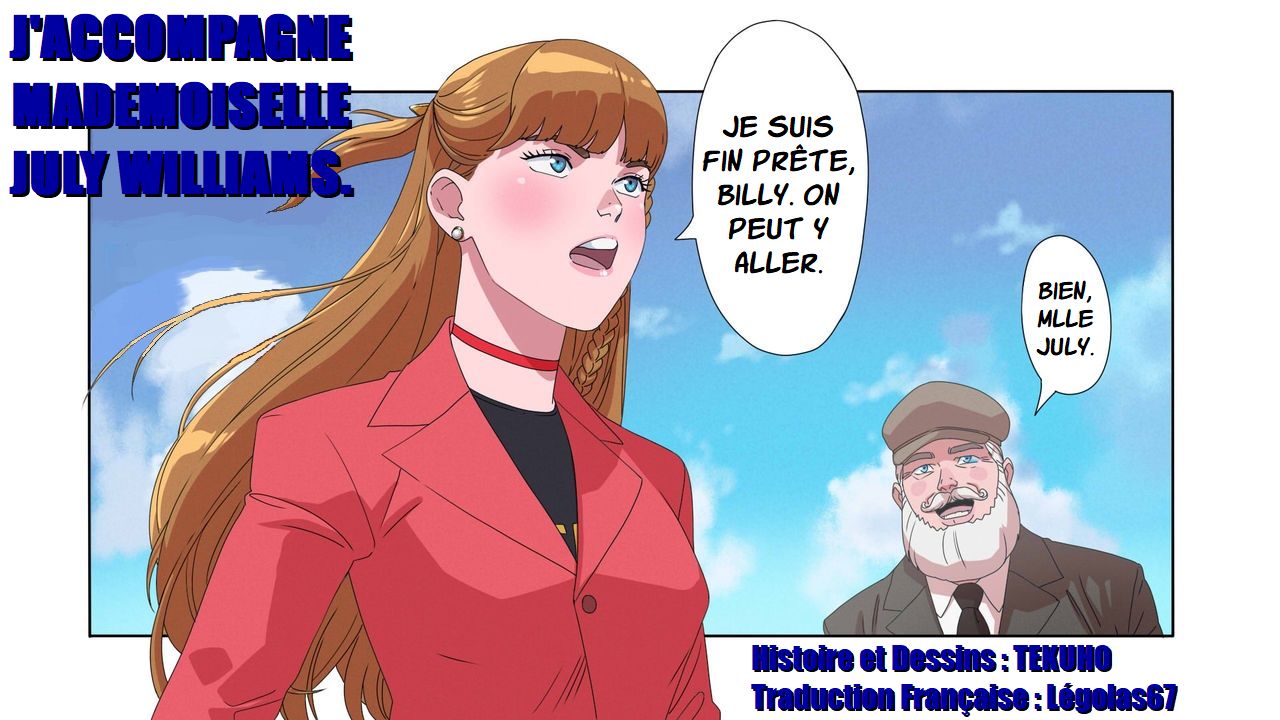 Driving Miss July / J'accompagne Mademoiselle July Williams page 1 full