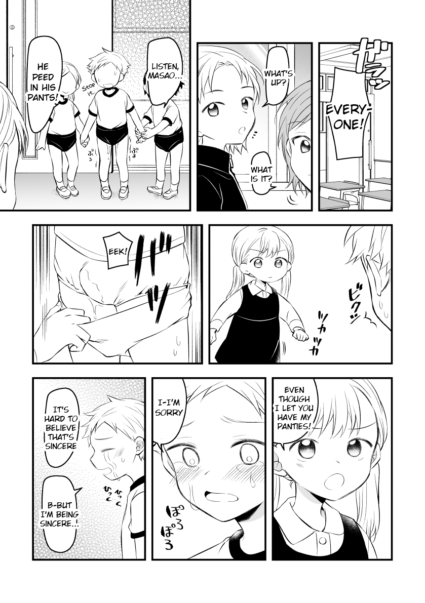 Joshi kara Danshi Toilet ni Ikasete Moraezu Omorashi Shichau | Girls Wouldn't Let Me Use the Boys Toilet So I Wet My Pants page 5 full