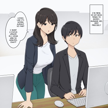 [Wakamatsu] Reitetsu Kyonyuu Onna Joushi ni Tetteiteki ni Schedule Kanri sareru Hanashi | My Cool, Large-Chested Boss Keeps Me On a Strict Schedule [English] cover