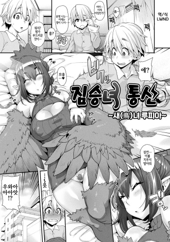[Jun] Kemonokko Tsuushin ~Toriko Rupia~ | 짐승녀 통신 ~새녀 루피아~ (COMIC Unreal 2017-04 Vol. 66) [Korean] [LWND] [Decensored] cover