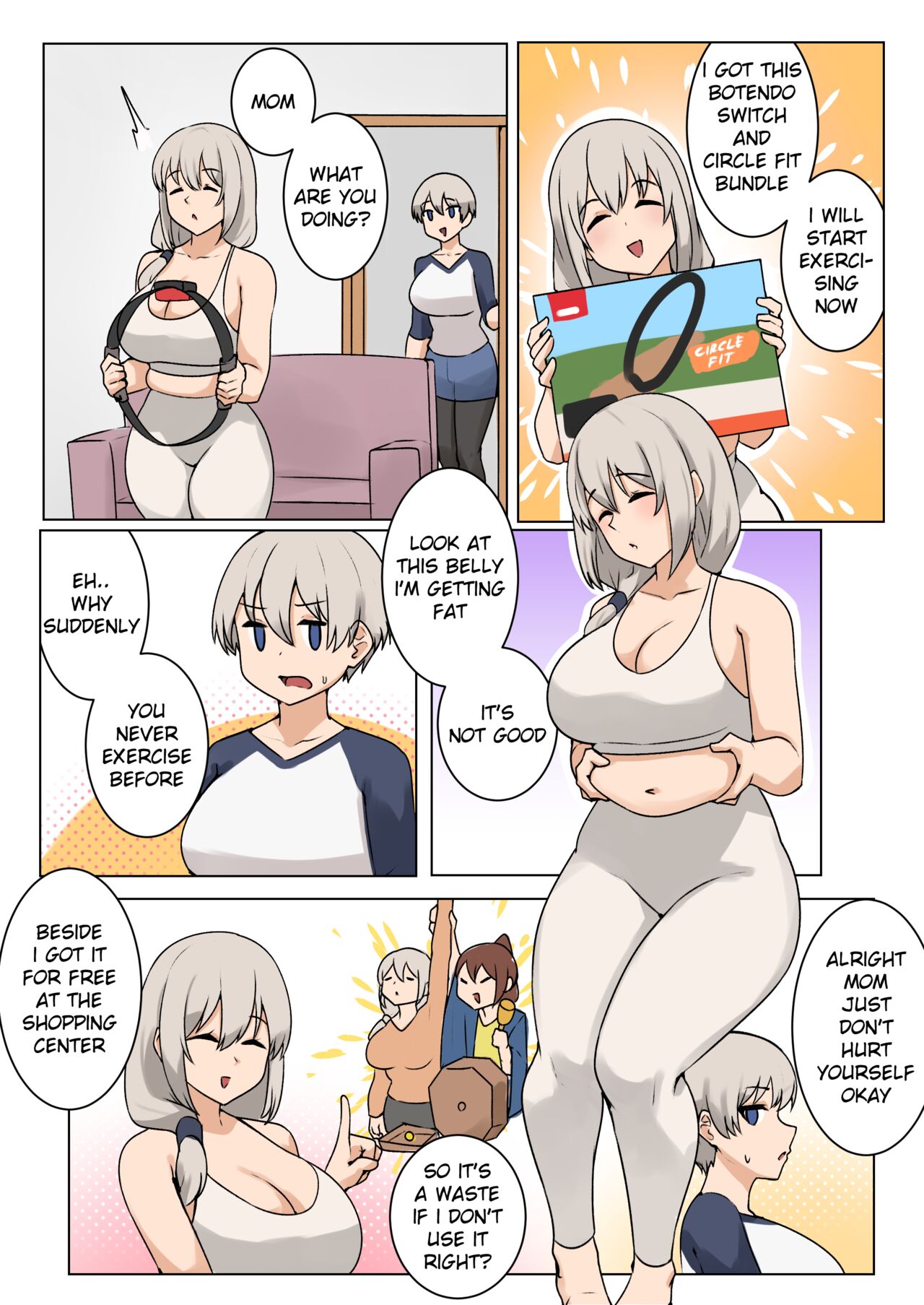 Tsuki Uzaki Comic page 2 full