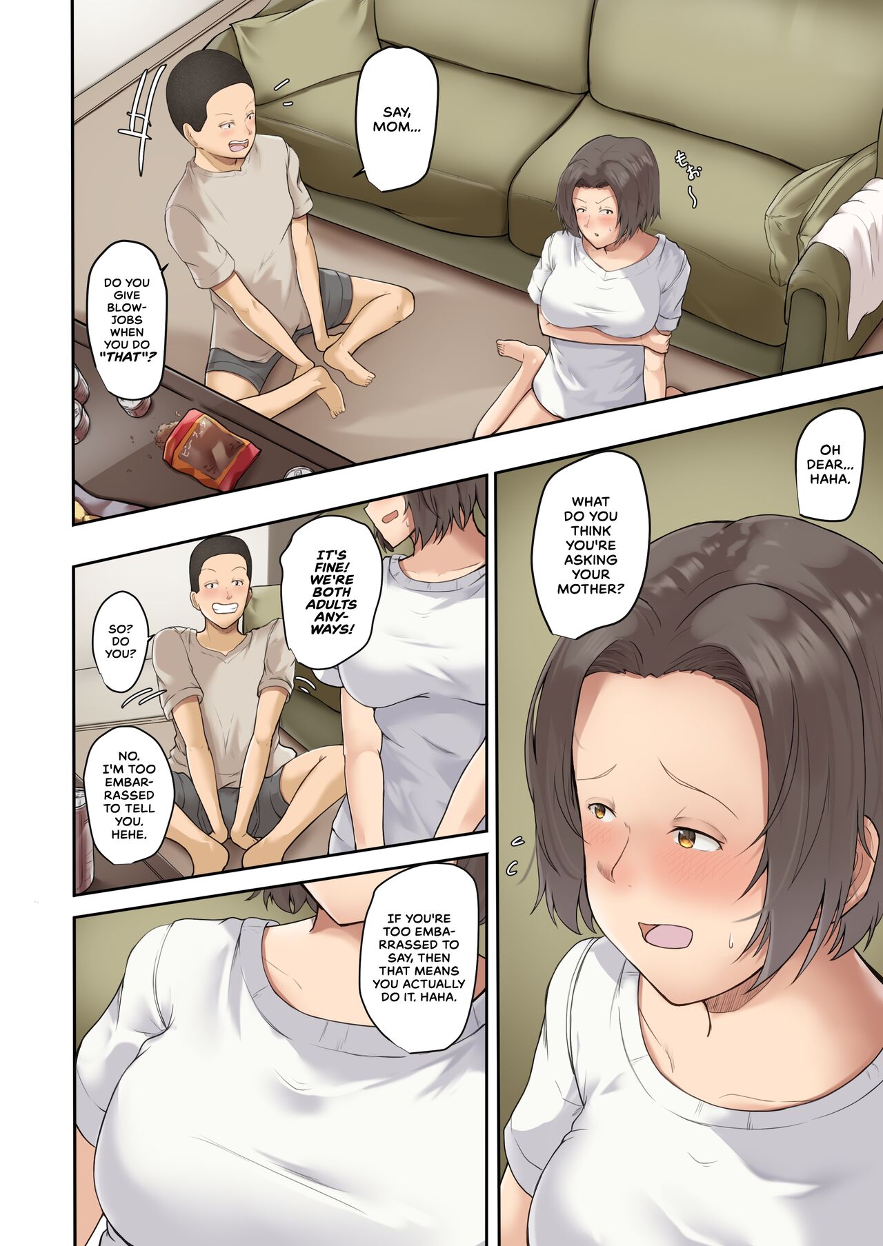 Hahaoya to Nonde Shimoneta Hanashite Nagare de H Shita page 4 full