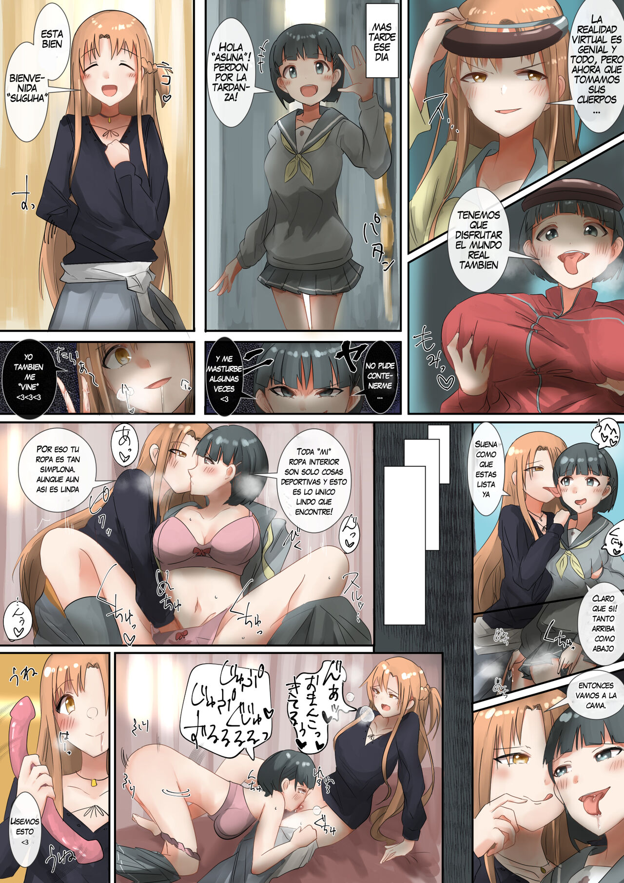 SAO Asuna & Leafa Account Nottori page 7 full