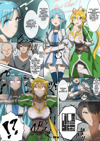 [Hyoui Lover] SAO Asuna & Leafa Account Nottori (Sword Art Online) [Spanish] cover