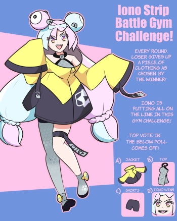 [AnewENFArtist] Iono Strip Battle Gym Challenge! (Pokémon) cover