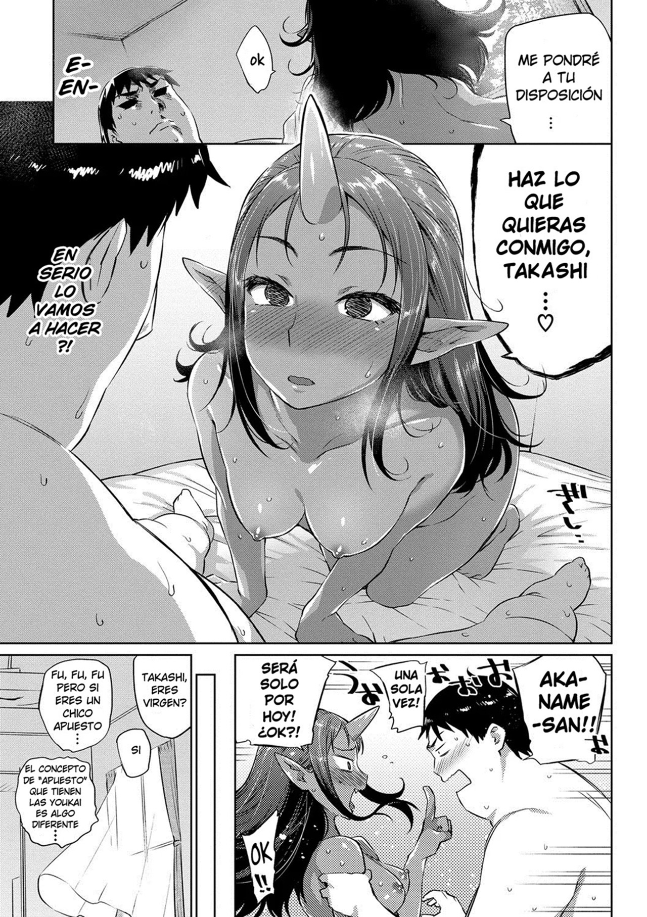 Asedaku Otoko to Akaname-san | El Hombre Sudoroso Y Akaname-san page 11 full