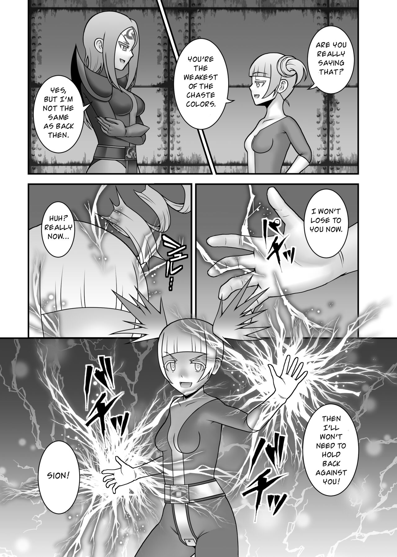 Teisou Sentai Virginal Colors Ch.5 | Chastity Sentai Chaste Colors Ch. 5 page 11 full