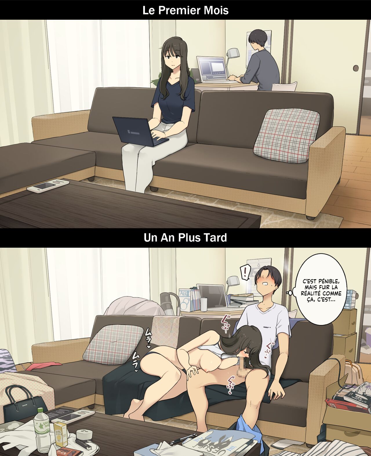 A Day in the Life of a Couple: Their First Month Living Together vs. One Year Later | Une journée dans la vie d'un couple : Premier mois vs un an plus tard page 10 full