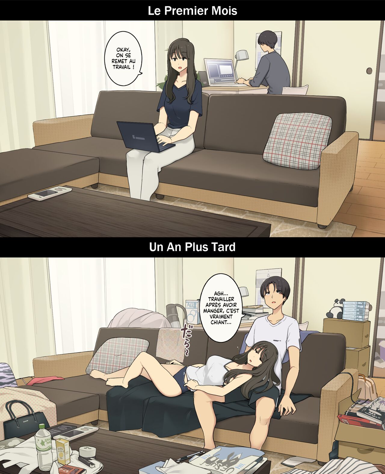 A Day in the Life of a Couple: Their First Month Living Together vs. One Year Later | Une journée dans la vie d'un couple : Premier mois vs un an plus tard page 9 full