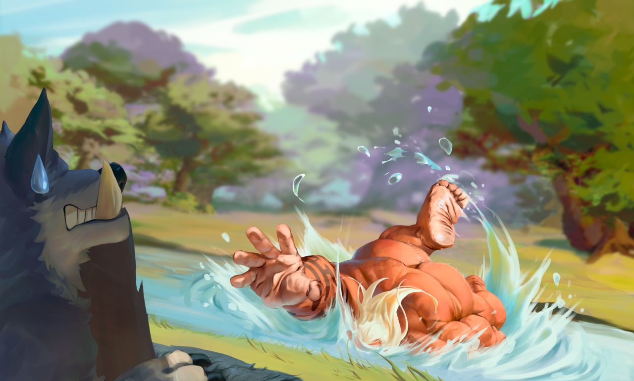 Bath in the Forest page 4 full