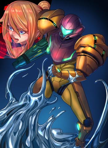 [ibenz009] Liquid Metal Samus cover
