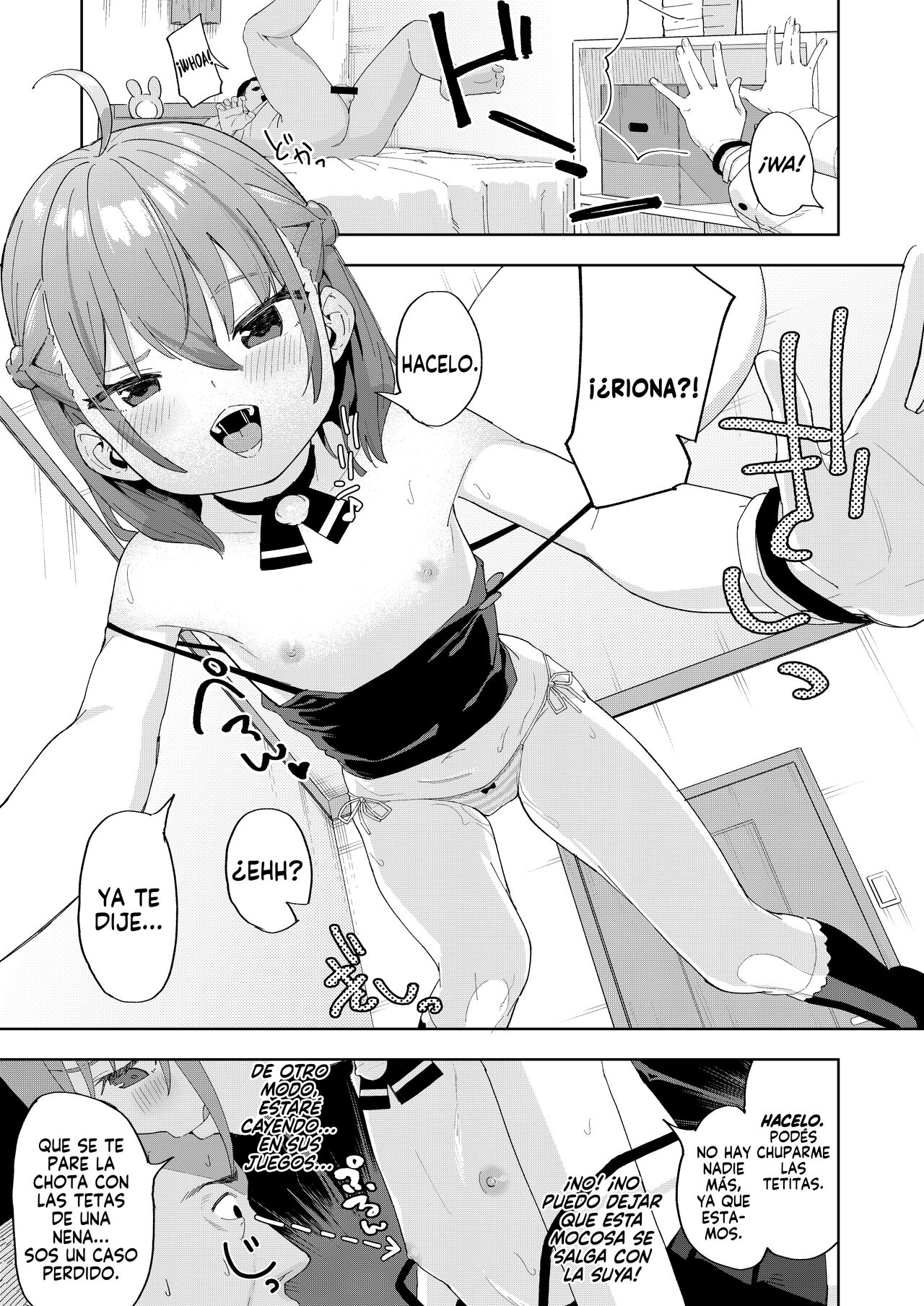 Musume no Tomodachi no Mesugaki ni Okasaremashita | Fui Violado por una Mocosa que es Amiga de mi Hija page 11 full