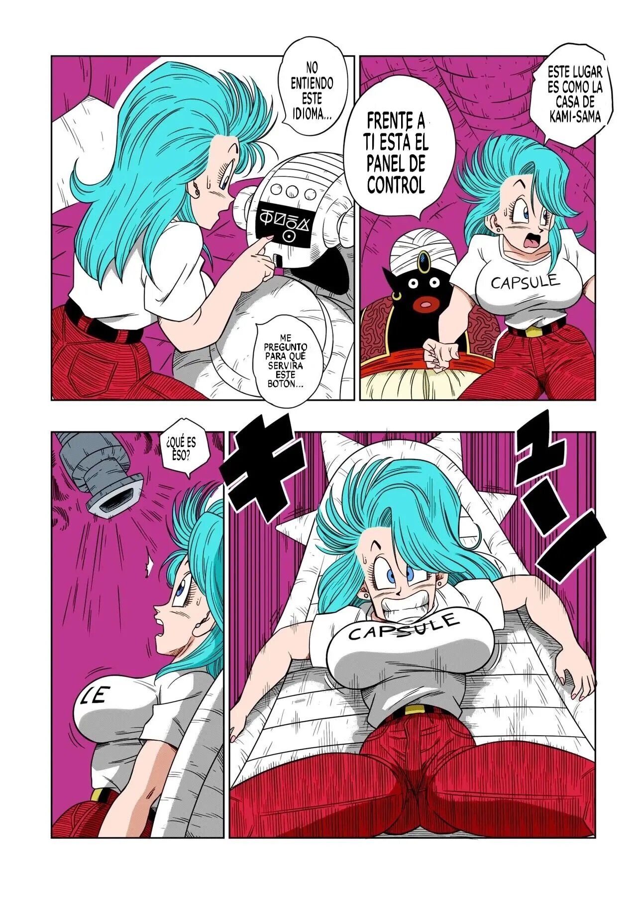 Dagon Ball - Bulma Meets Mr. Popo - Sex Inside the Mysterious Spaceship page 5 full