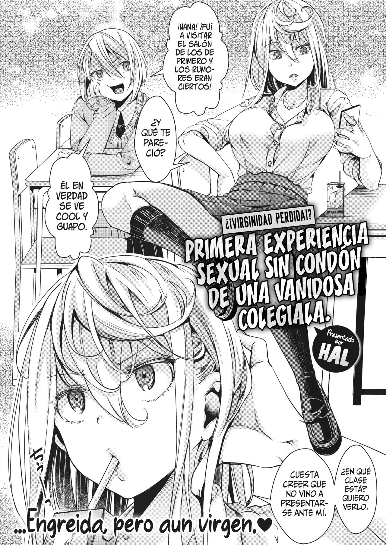 Mieppari JK no Namadashi Hatsutaiken | ¿¡Virginidad perdida!? Primera Experiencia Sexual Sin Condon de una Vanidosa Colegiala page 2 full