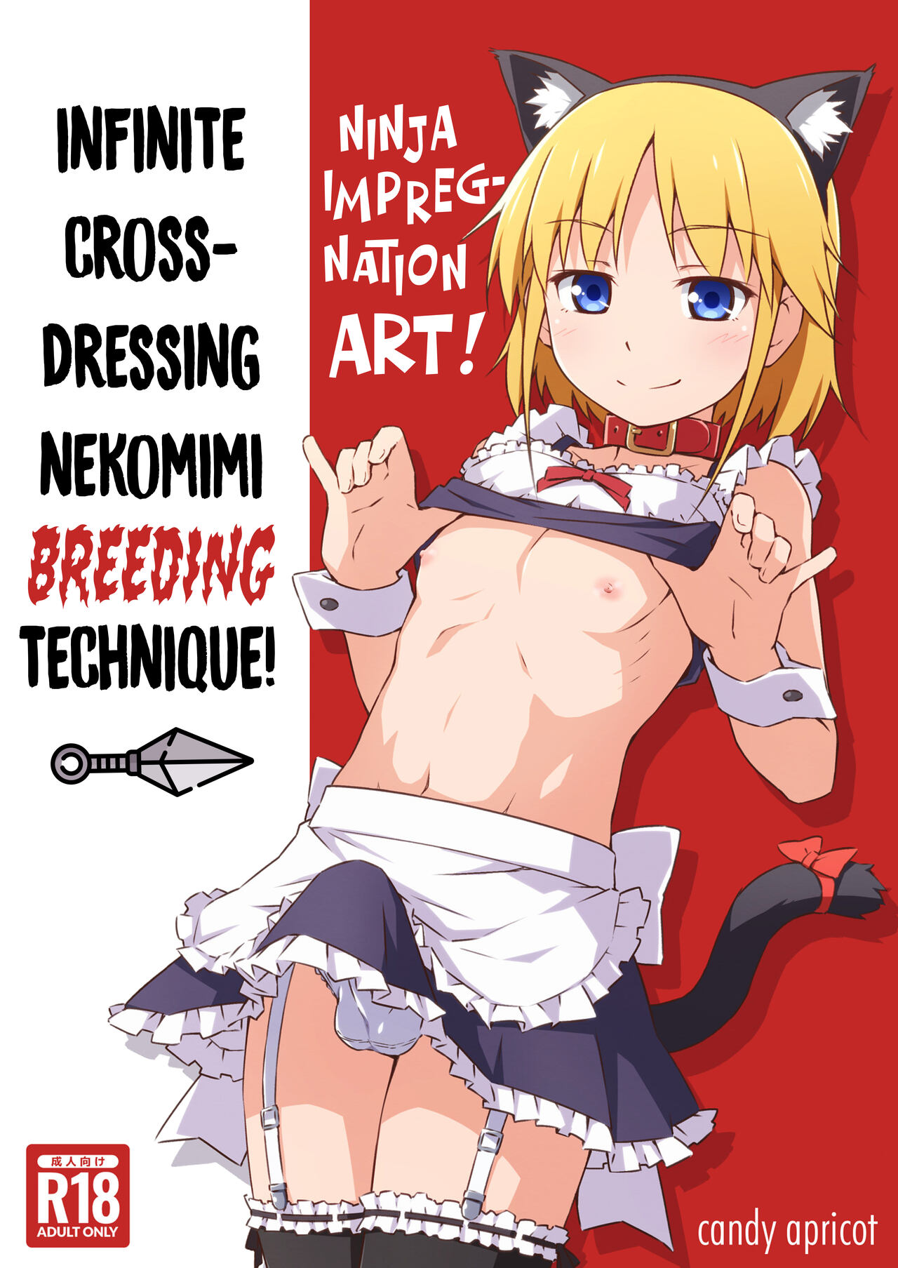 Ninpou! Josou Nekomimi Maid Mugen Tanetsuke no Jutsu!! | Ninja Impregnation Art: Infinite Crossdressing Nekomimi Breeding Technique! page 1 full