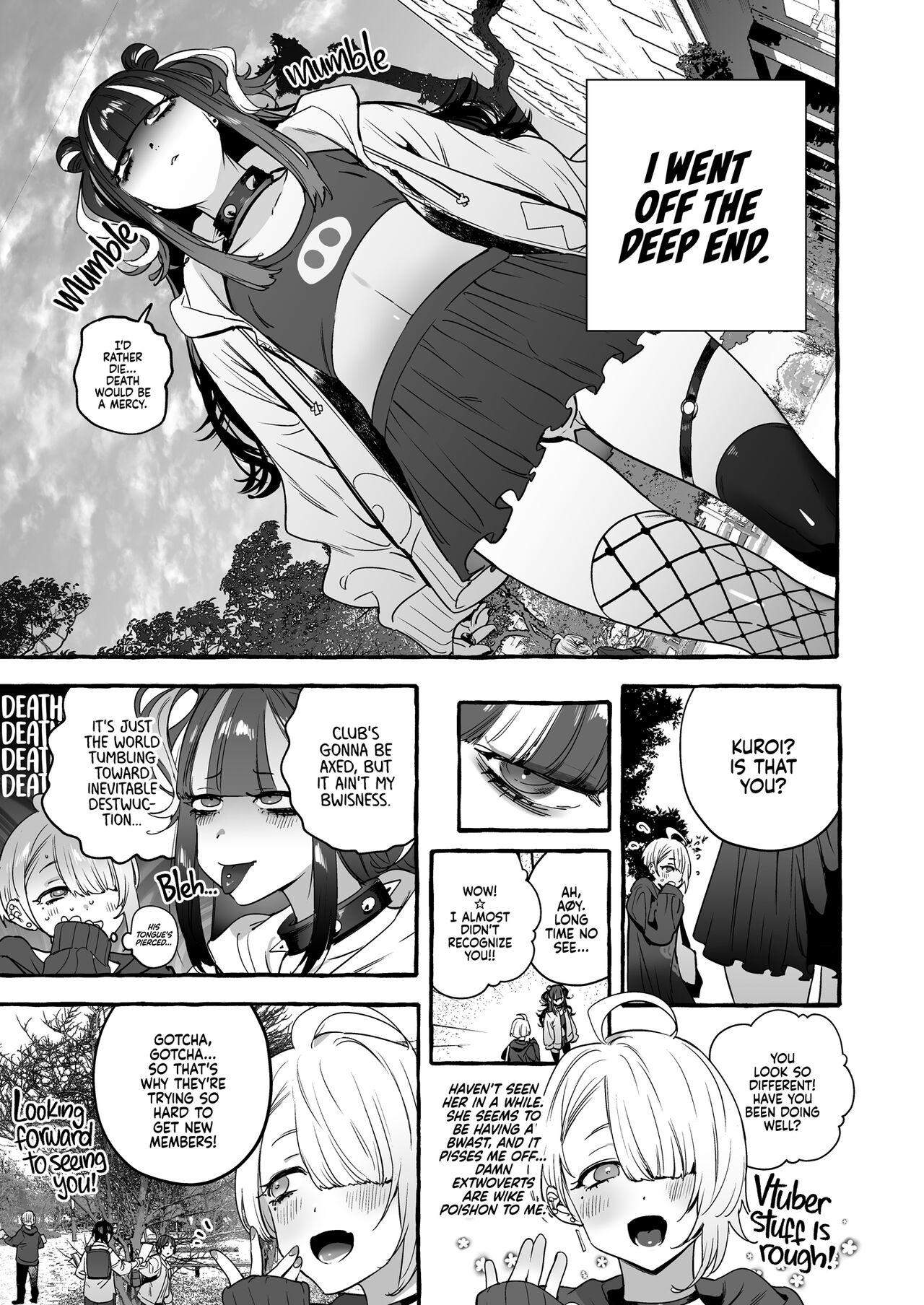 Wotasa no Gyaru VS Jirai Otoko | Otaku Gyaru VS Toxic Boy page 11 full