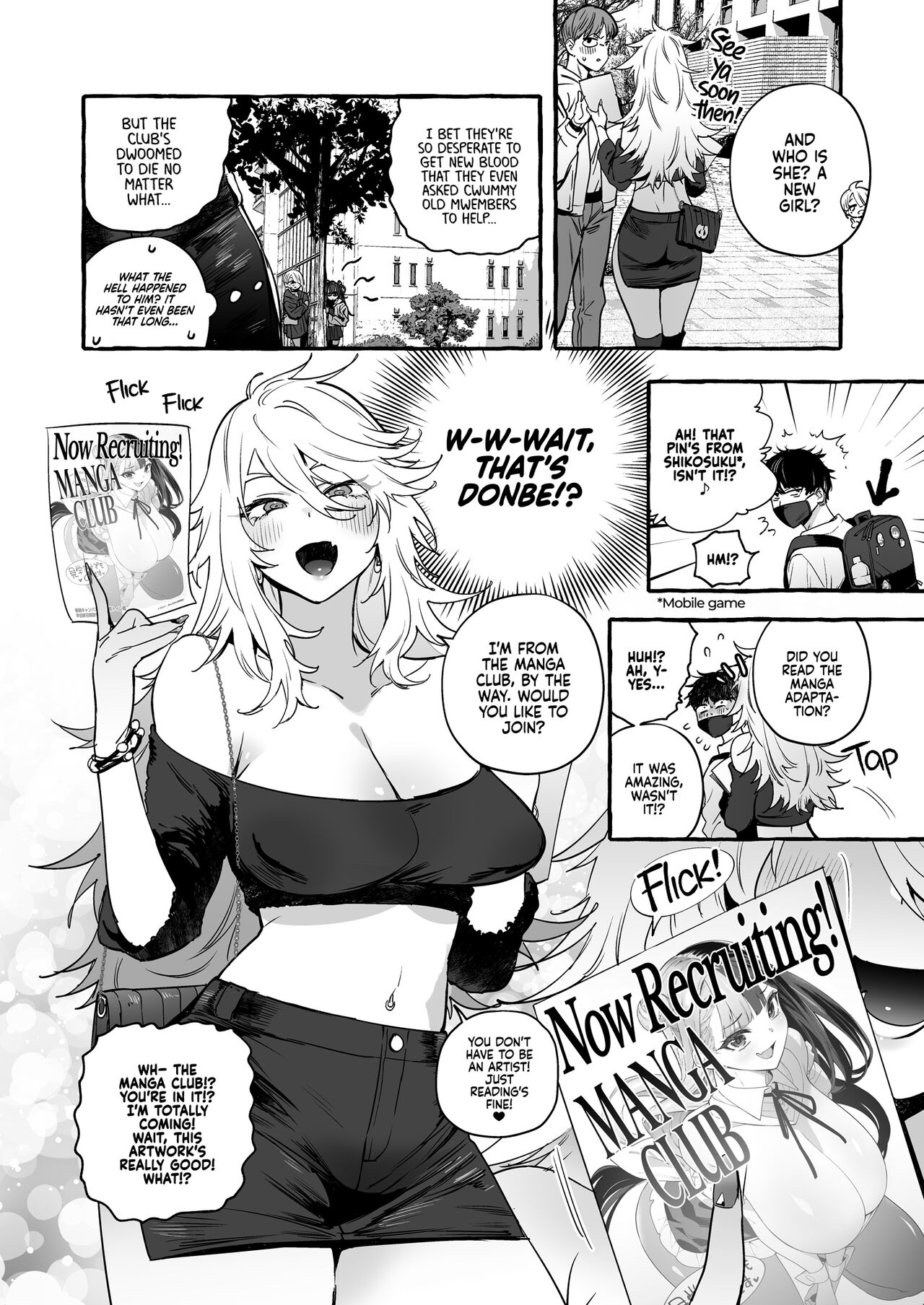 Wotasa no Gyaru VS Jirai Otoko | Otaku Gyaru VS Toxic Boy page 12 full